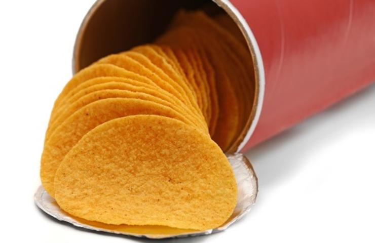 come riciclare tubi delle patatine